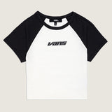 Polera M/C Mujer Clare Baby Blanco Vans