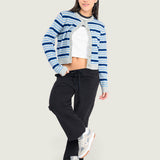 Polera M/C Mujer Clare Baby Blanco Vans