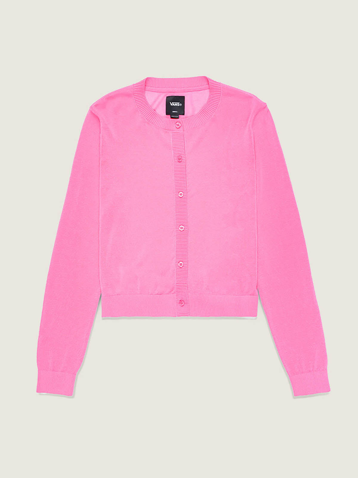 Sweater Mujer Dolly Sheer Cardigan Rosado Vans