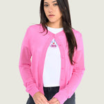 Sweater Mujer Dolly Sheer Cardigan Rosado Vans