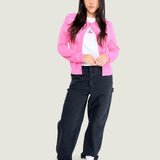 Sweater Mujer Dolly Sheer Cardigan Rosado Vans