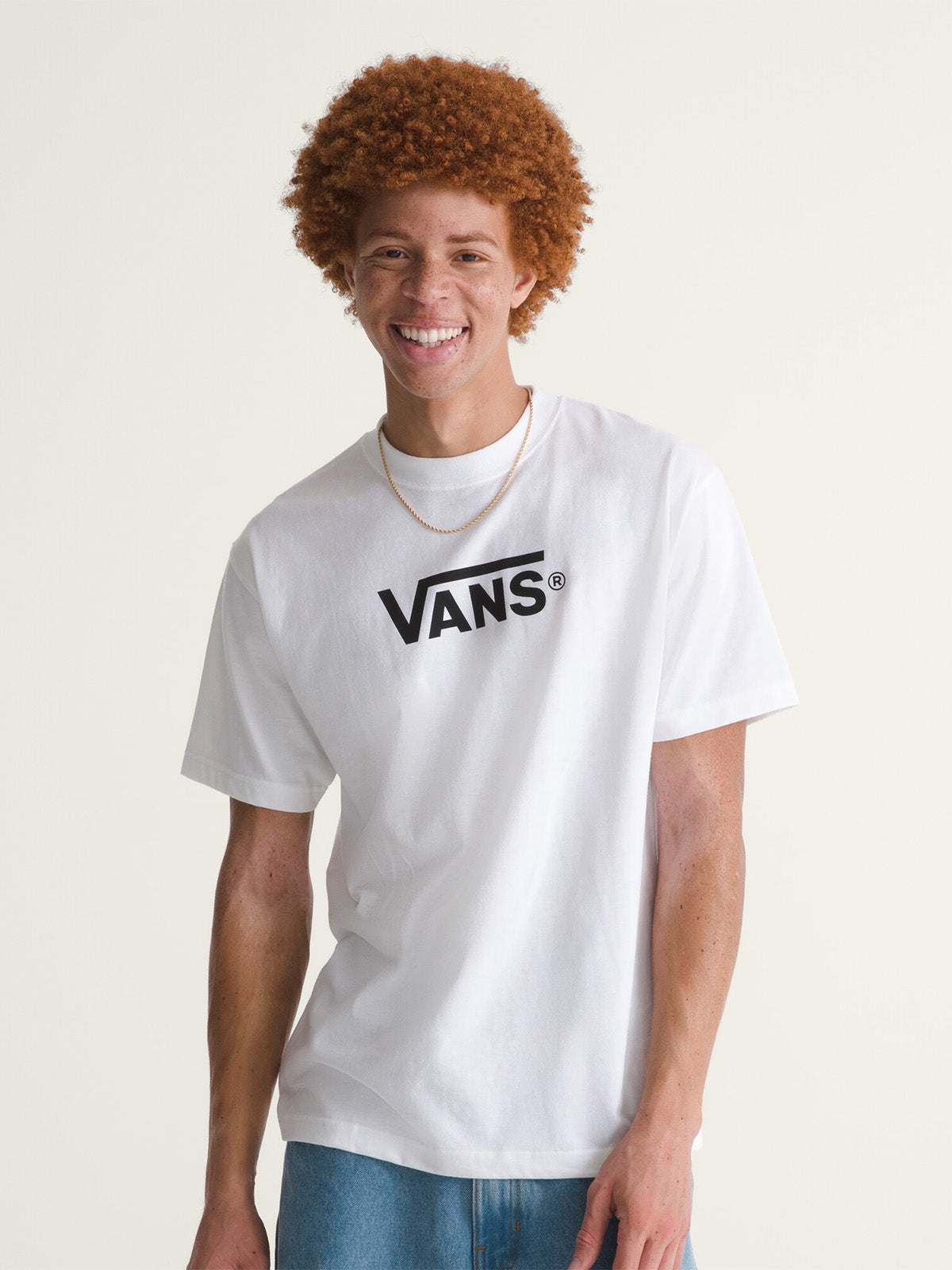 Polera M/C Hombre New Vans Classic Blanco Vans