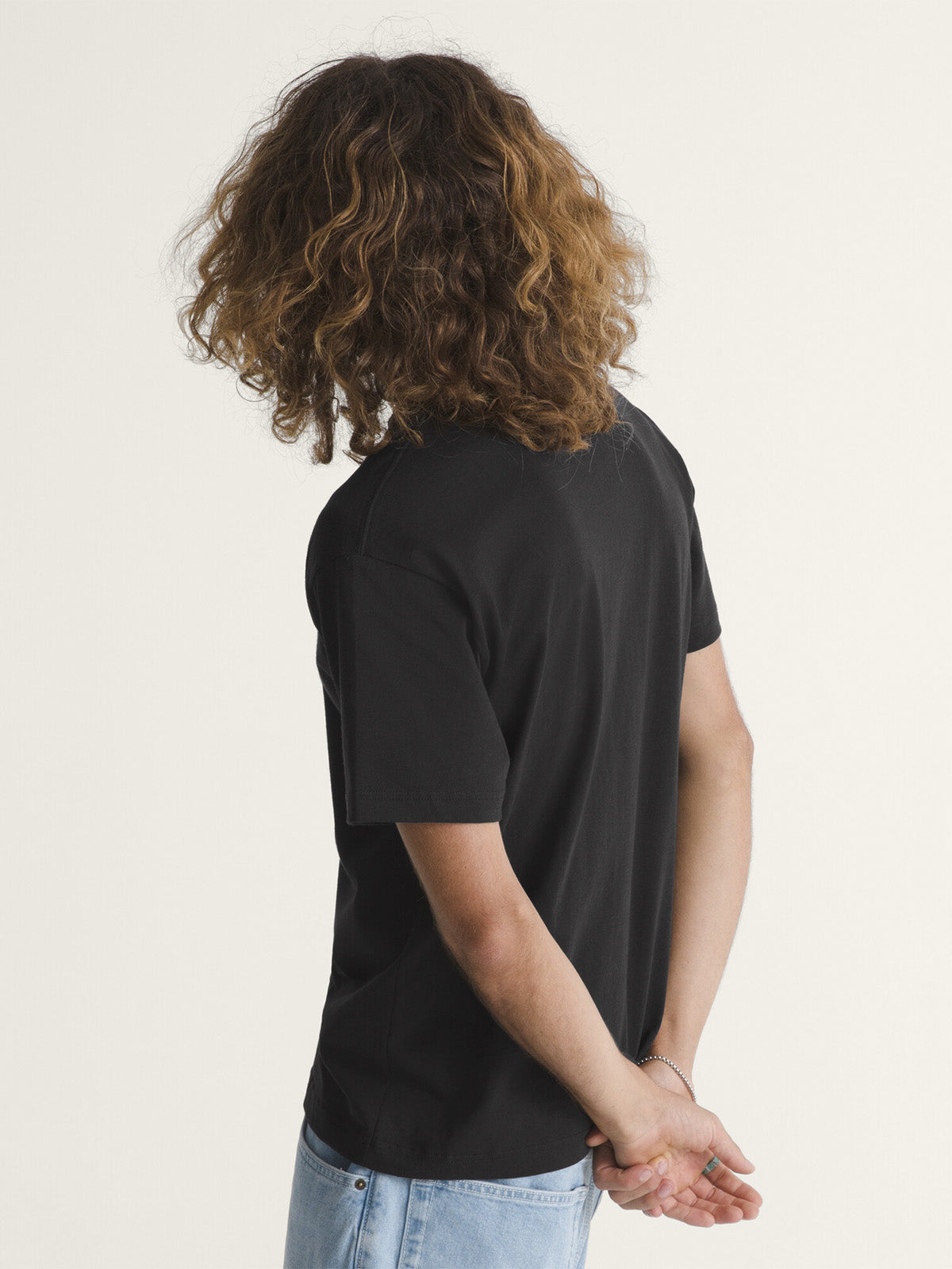 Polera M/C Hombre New Left Chest Negro
