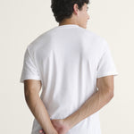 Polera M/C Hombre New Left Chest Blanco