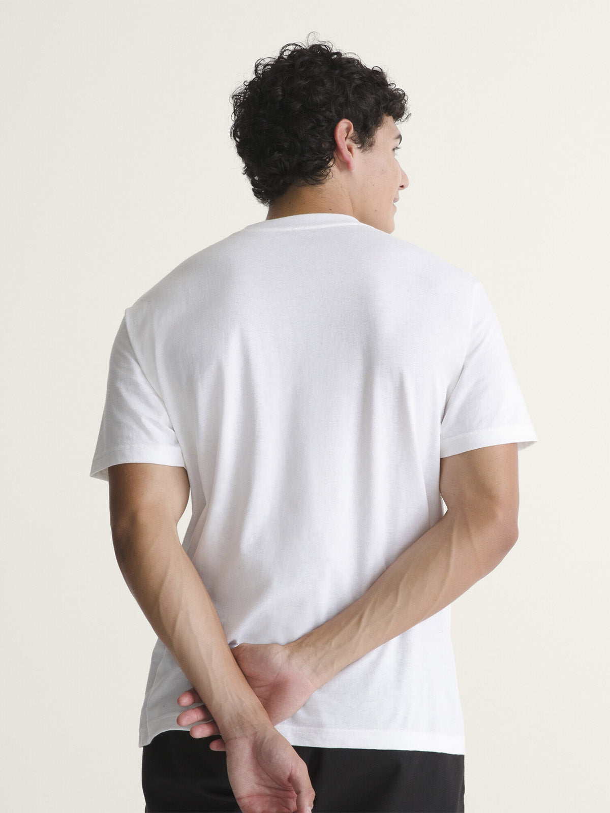 Polera M/C Hombre New Left Chest Blanco