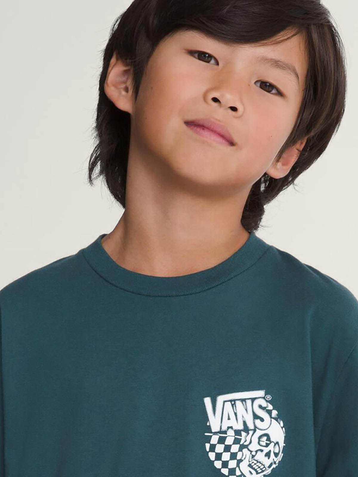 Polera M/C Nino Representative Gris Vans
