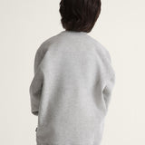 Poleron Nino Stretch Logo Crew Gris Vans