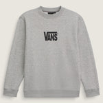 Poleron Nino Stretch Logo Crew Gris Vans