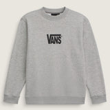 Poleron Nino Stretch Logo Crew Gris Vans