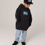 Poleron Nino Sidestripe Sportwear Negro Vans