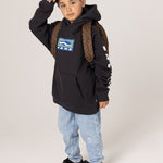 Poleron Nino Sidestripe Sportwear Negro Vans