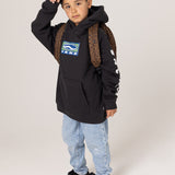 Poleron Nino Sidestripe Sportwear Negro Vans