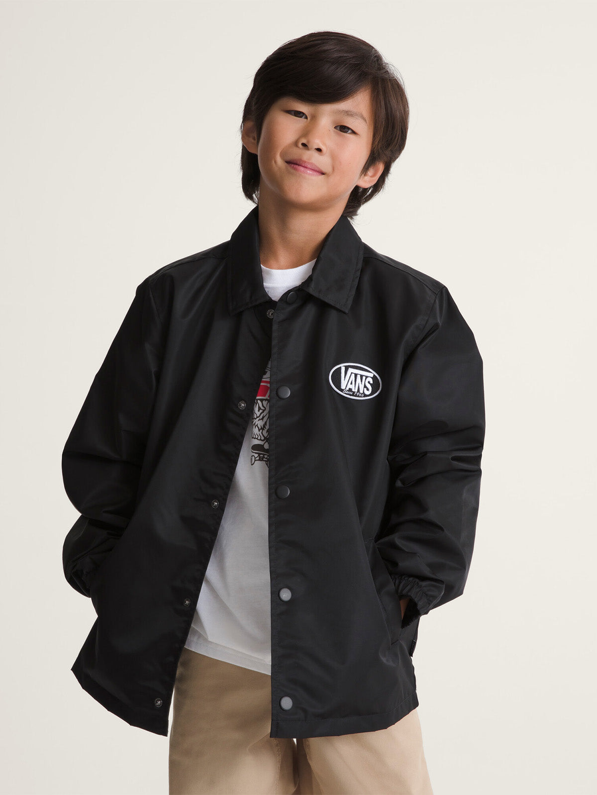 Chaqueta Nino New Torrey Coaches J Negro Vans