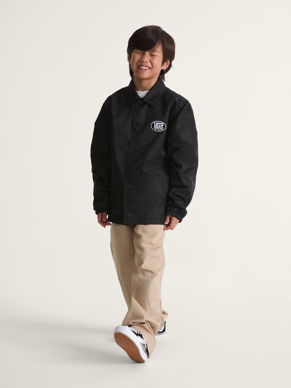 Chaqueta Nino New Torrey Coaches J Negro Vans