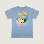Polera M/C Nino Yolo Penguin Gris Vans