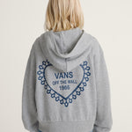 Poleron Nina Lacey Daze Retro Ful Gris Vans