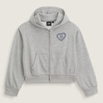 Poleron Nina Lacey Daze Retro Ful Gris Vans