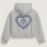 Poleron Nina Lacey Daze Retro Ful Gris Vans