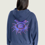 Poleron Mujer Torched Logo Po Hood Negro Vans