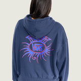 Poleron Mujer Torched Logo Po Hood Negro Vans