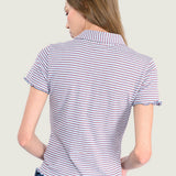 Camisa M/C Mujer Maybelle Knit Celeste Vans