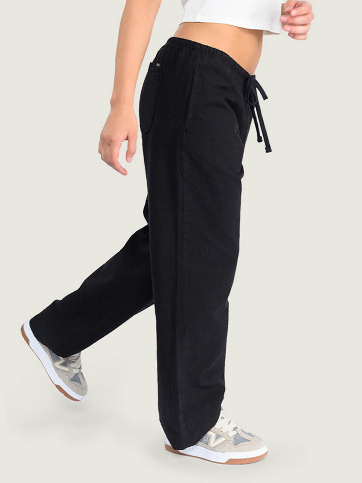 Pantalon Mujer Eunice Elastic Pants Negro Vans