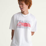 Polera M/C Hombre Wave Check Tee Blanco Vans