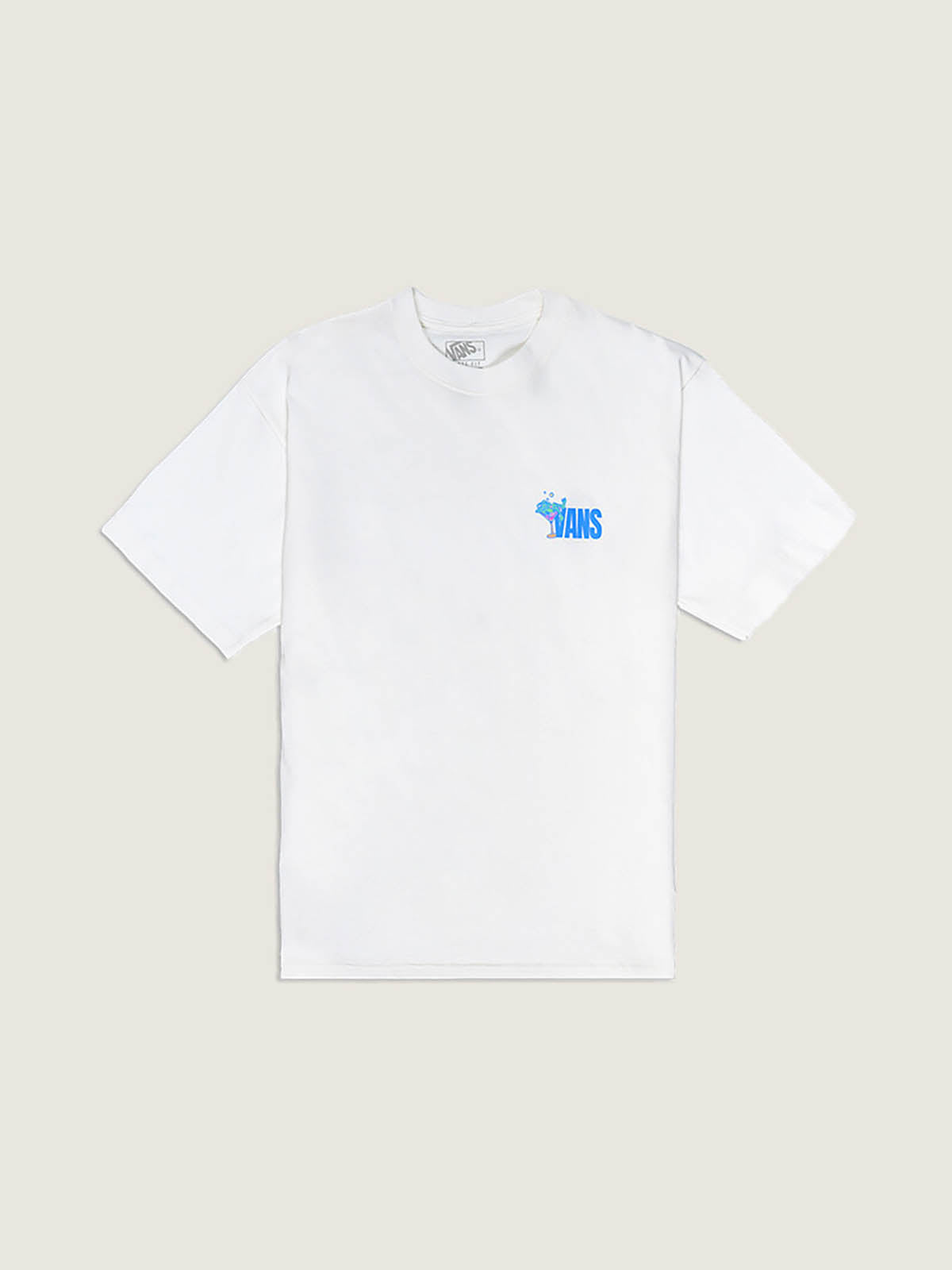 Polera M/C Hombre Bar Hopper Tee Blanco Vans