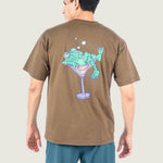 Polera M/C Hombre Bar Hopper Tee Café Vans