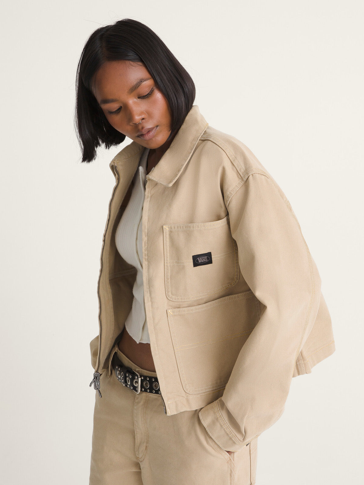 Chaqueta Mujer Emily Beige Vans
