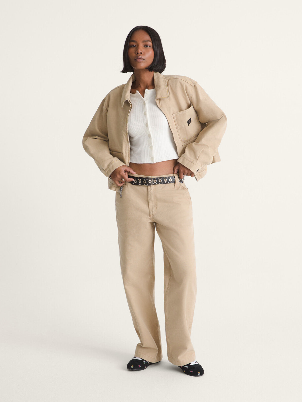Chaqueta Mujer Emily Beige Vans