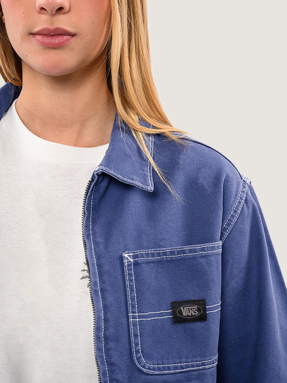 Chaqueta Mujer Emily Boxy Denim Vans