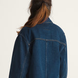 Chaqueta Mujer Emily Boxy Azul Vans