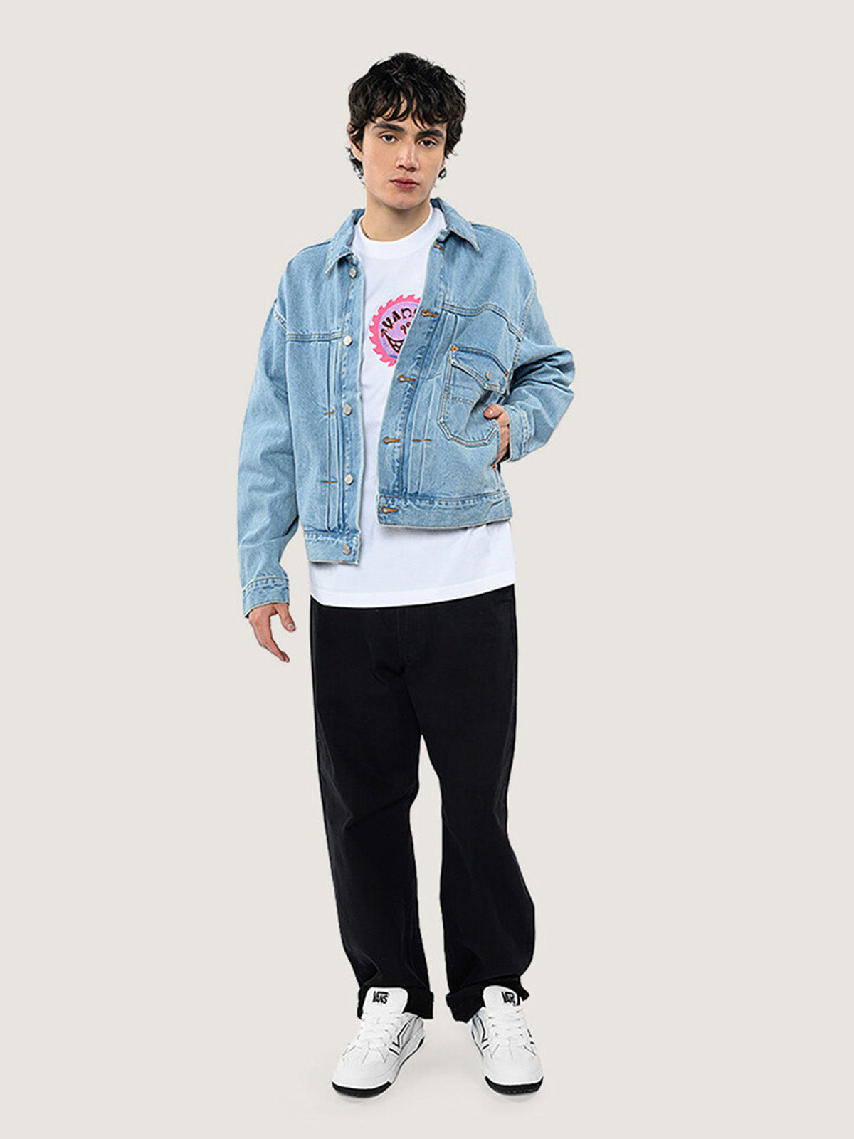 Chaqueta Hombre Denim Trucke Celeste Vans