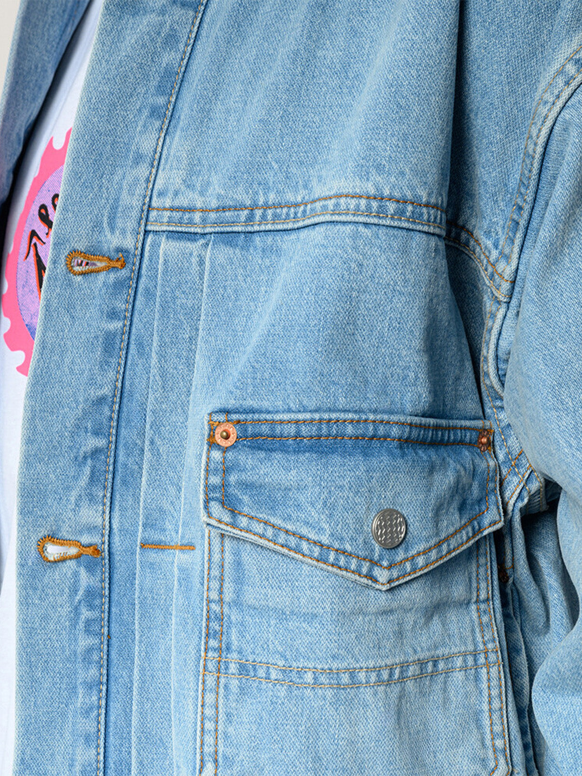 Chaqueta Hombre Denim Trucke Celeste Vans