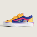 Zapatilla Niño (5 A 12 Años) Old Skool Velcro Amarillo