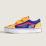 Zapatilla Niño (5 A 12 Años) Old Skool Velcro Amarillo