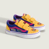Zapatilla Niño (5 A 12 Años) Old Skool Velcro Amarillo
