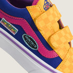 Zapatilla Niño (5 A 12 Años) Old Skool Velcro Amarillo