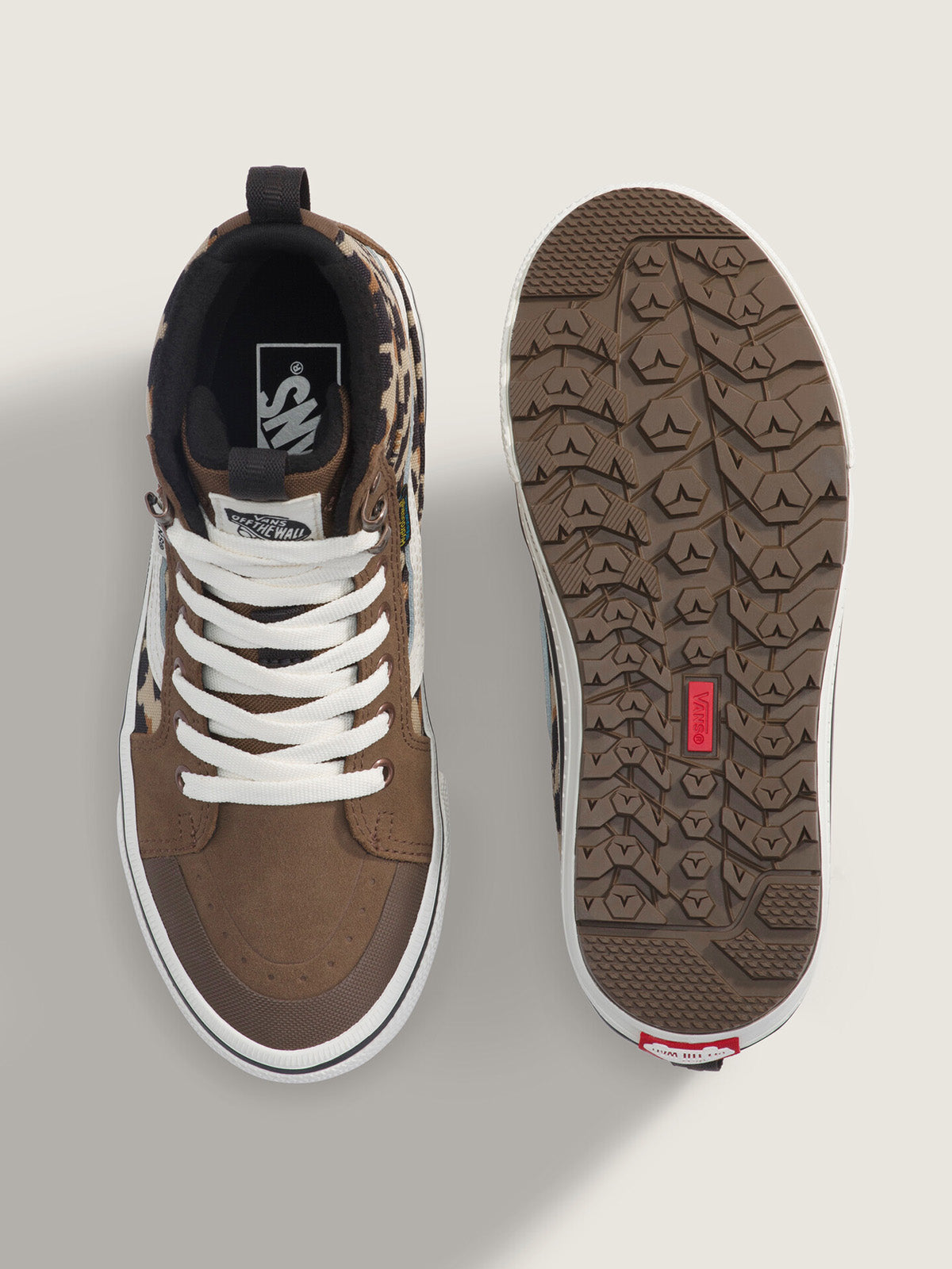 Zapatilla Adulto Sk8-Hi Waterproof In Café