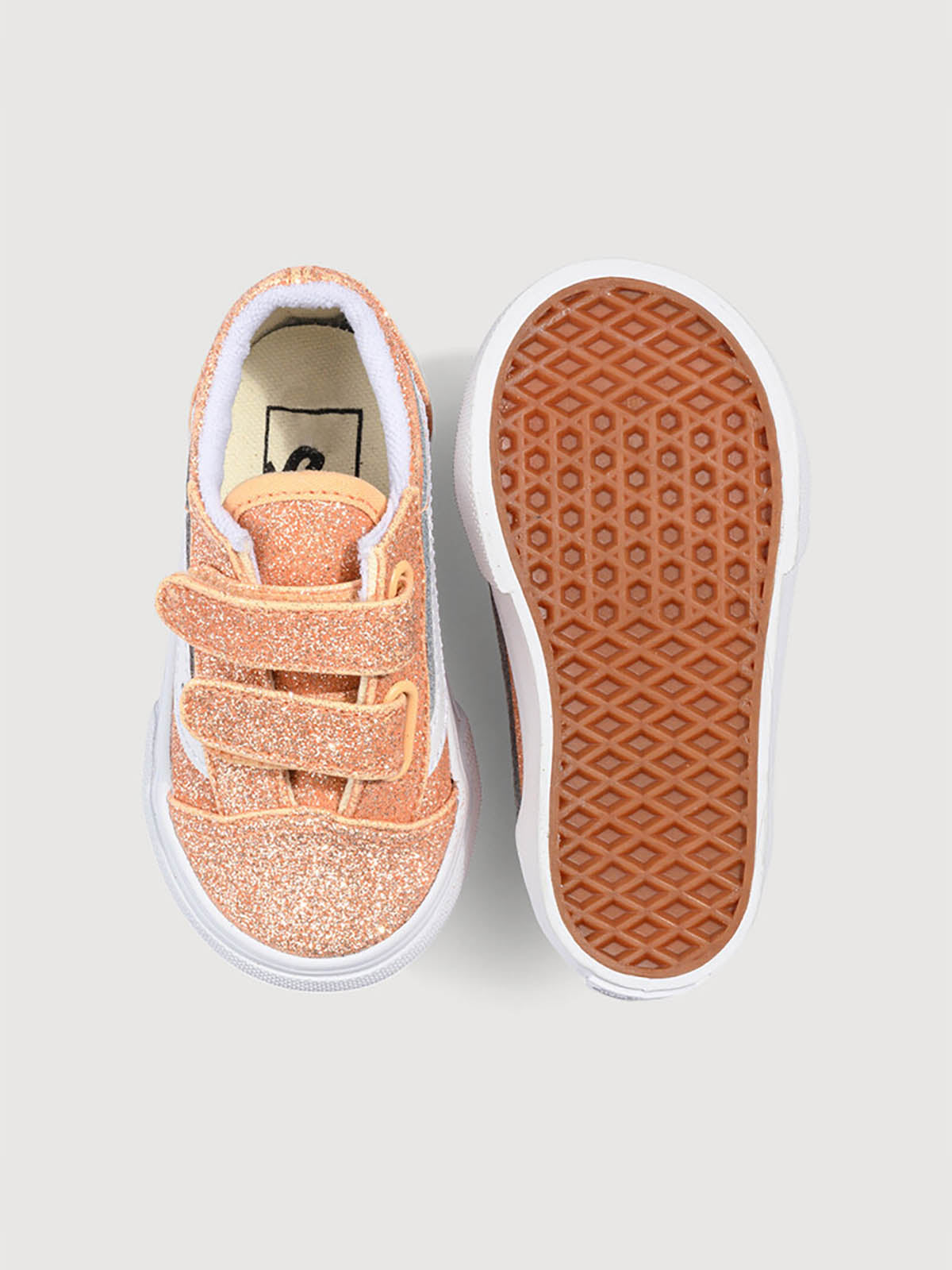 Zapatilla Niño (1 a 4 años) Old Skool V Naranja Vans