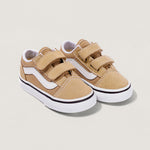 Zapatilla Niño (4 A 8 Años) Old Skool Velcro Café