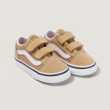 Zapatilla Niño (4 A 8 Años) Old Skool Velcro Café