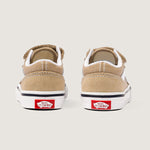 Zapatilla Niño (4 A 8 Años) Old Skool Velcro Café