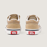 Zapatilla Niño (4 A 8 Años) Old Skool Velcro Café