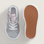 Zapatilla Niña (4 A 8 Años) Old Skool Velcro Celeste