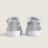 Zapatilla Niña (4 A 8 Años) Old Skool Velcro Celeste