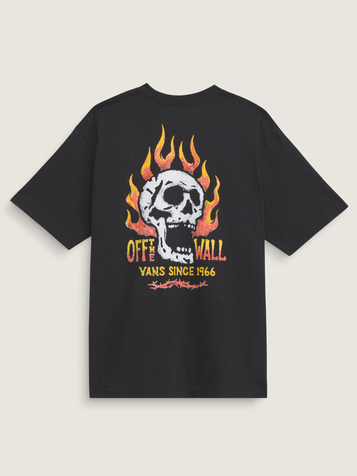 Polera M/C Hombre The Wall Fever Negro Vans