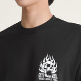 Polera M/C Hombre The Wall Fever Negro Vans