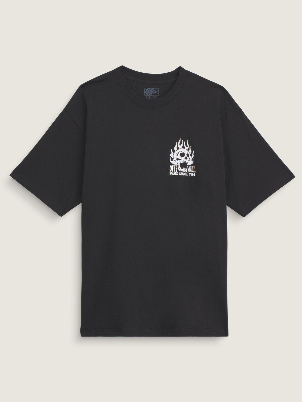 Polera M/C Hombre The Wall Fever Negro Vans